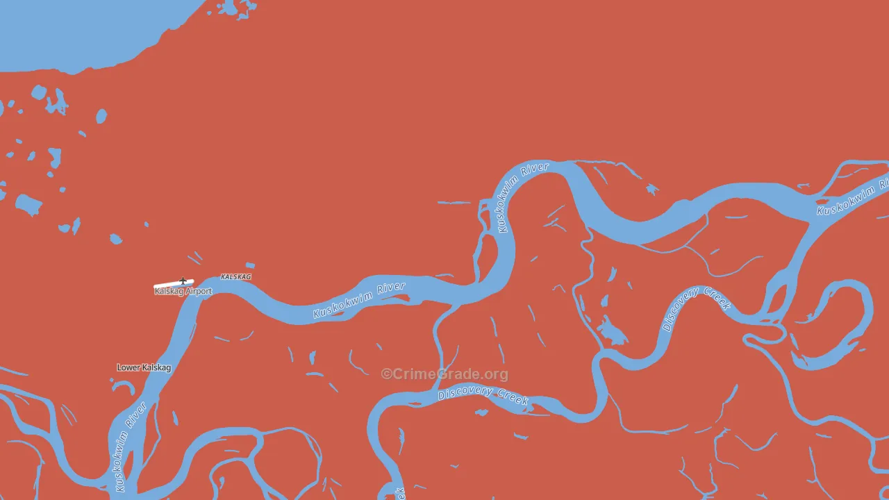99607, AK Map of Theft Rates