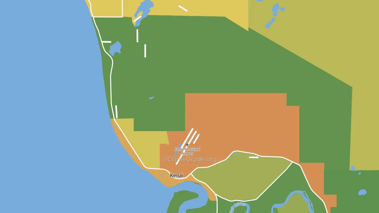 99611, AK Map of Theft Rates