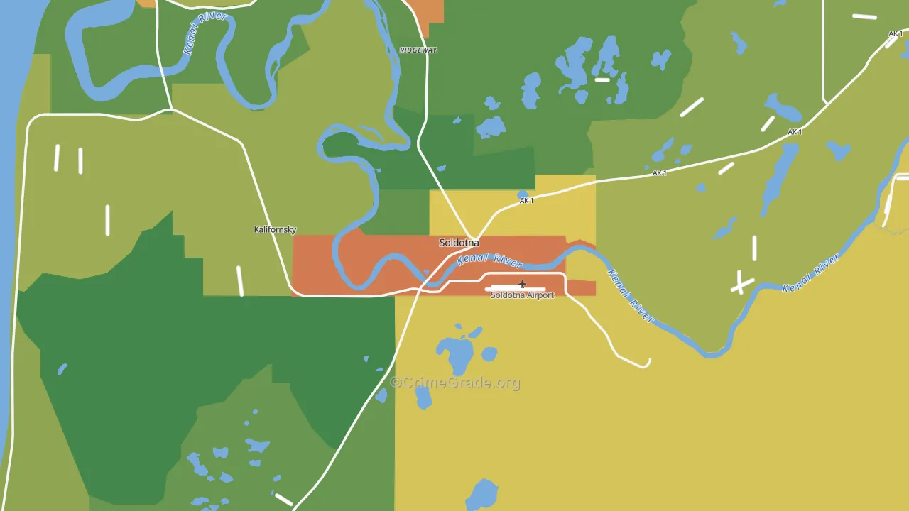 99669, AK Map of Theft Rates