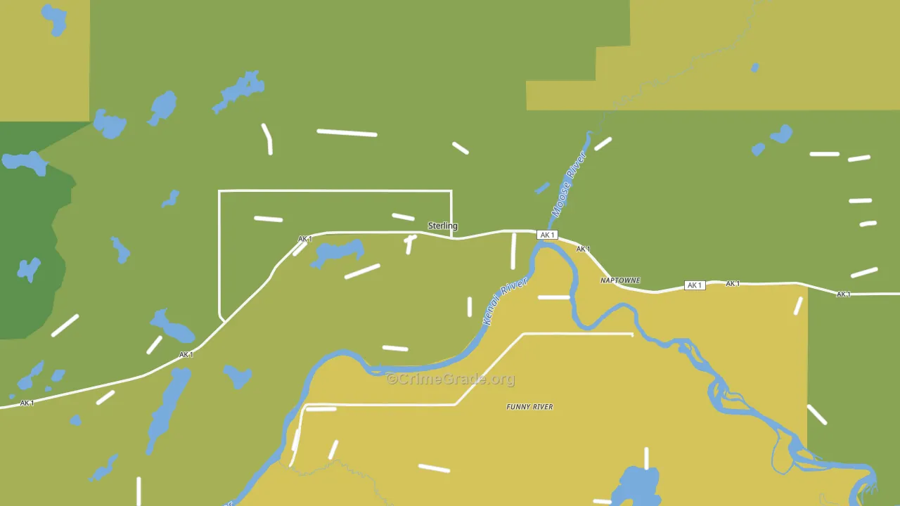 99672, AK Map of Theft Rates