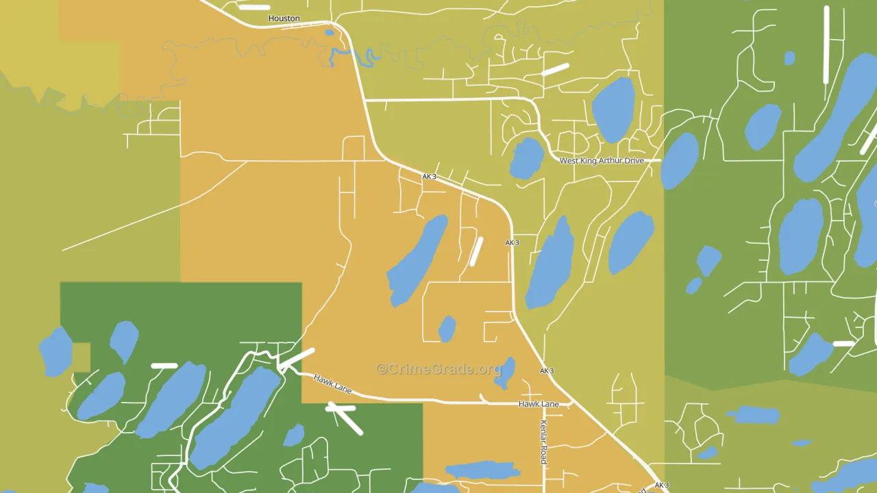 99694, AK Map of Theft Rates