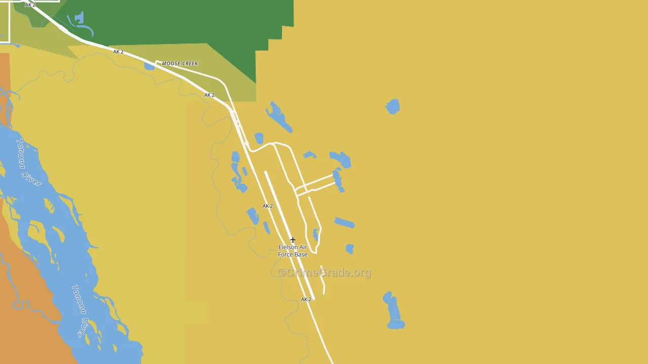 99702, AK Map of Theft Rates