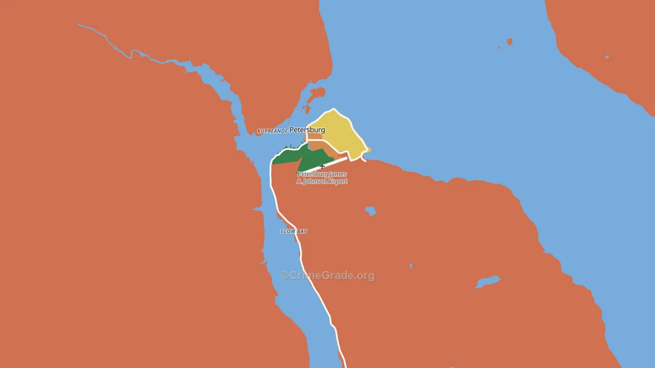 99833, AK Map of Theft Rates