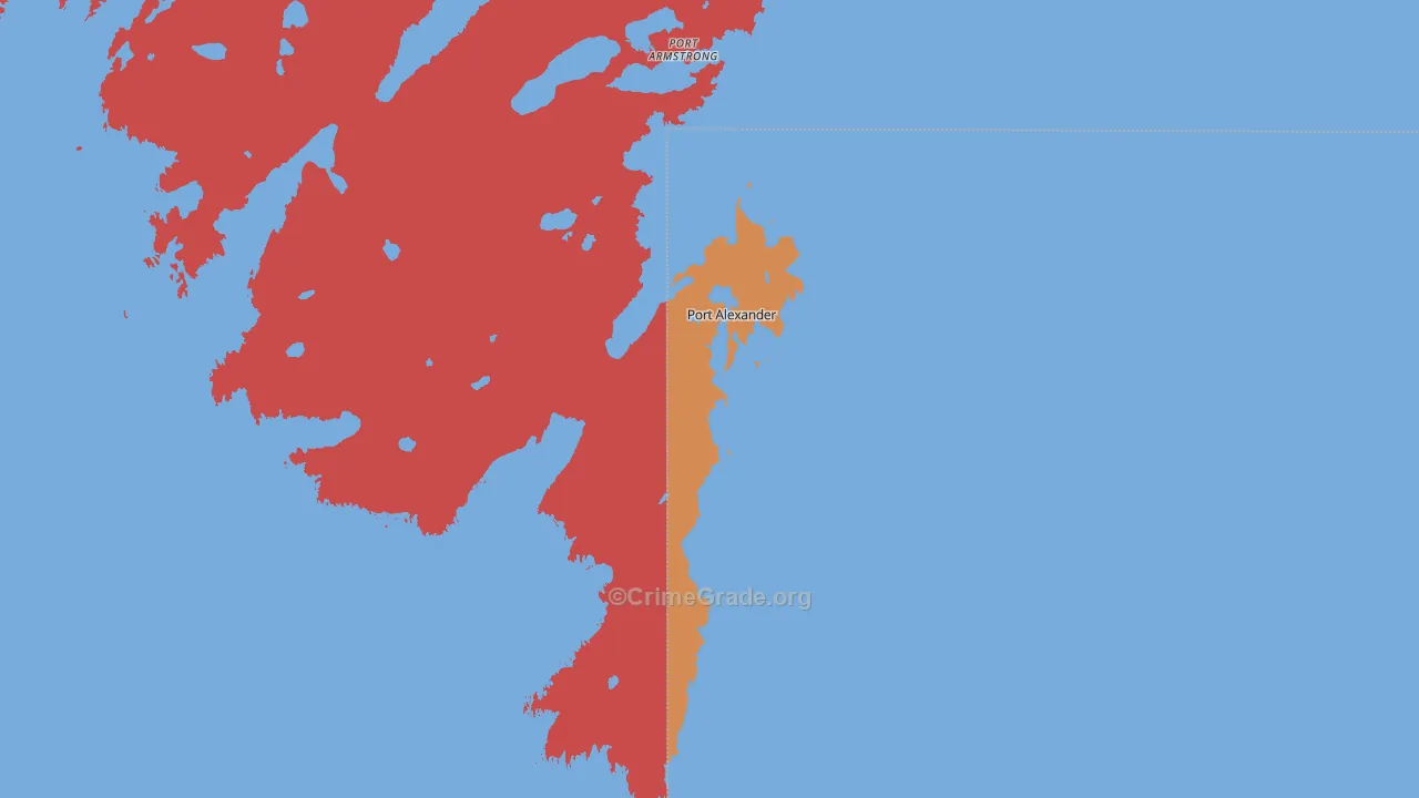 99836, AK Map of Theft Rates