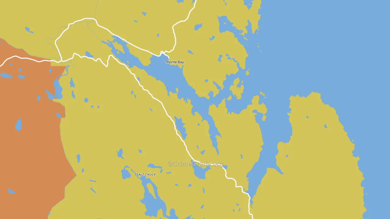 99919, AK Map of Theft Rates