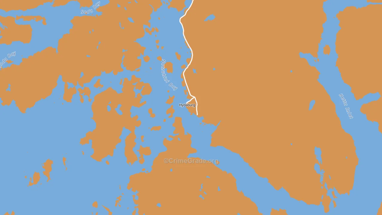 99922, AK Map of Theft Rates