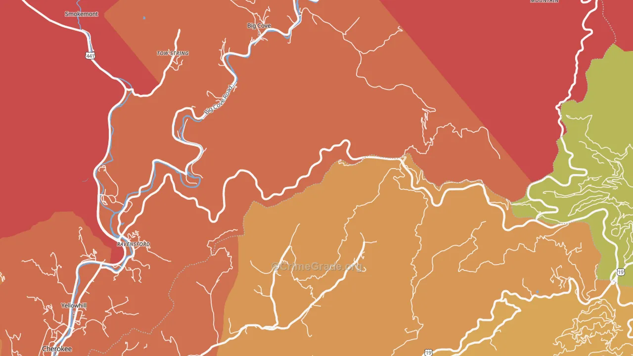 Airport, NC Map of Theft Rates