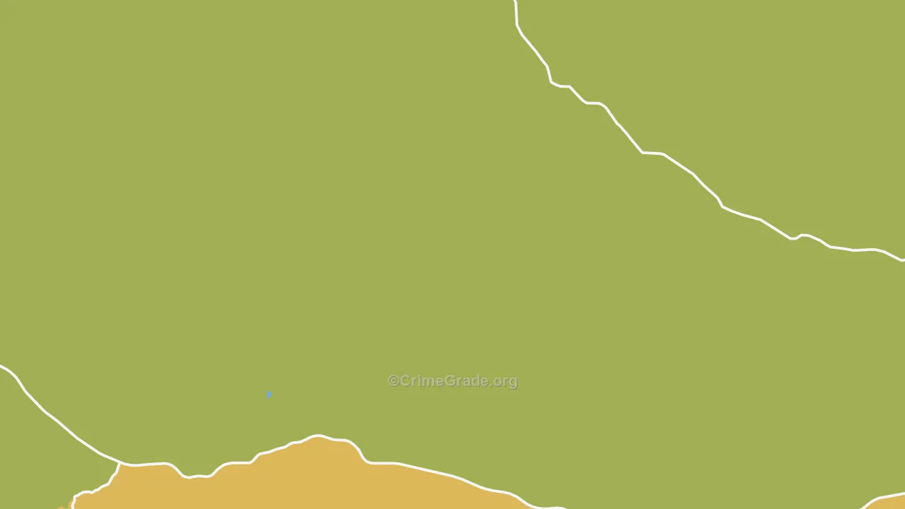 Aladdin, WY Map of Theft Rates