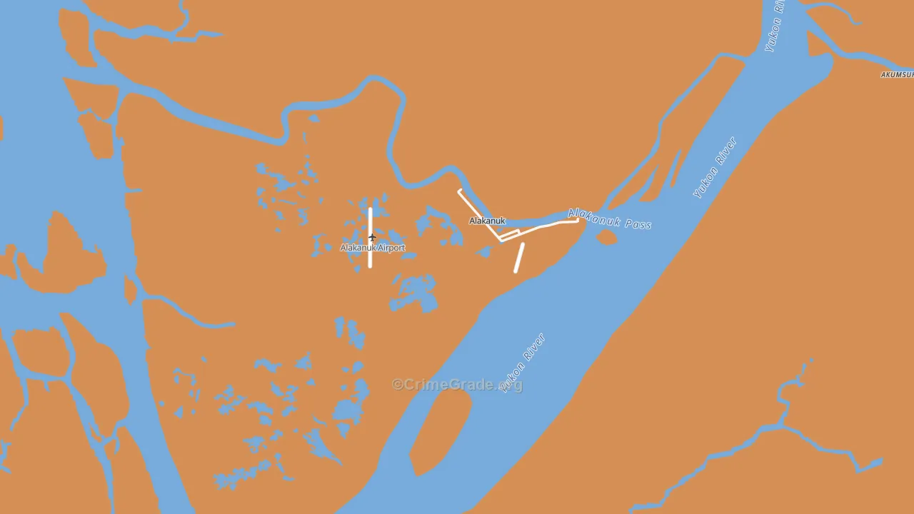 Alakanuk, AK Map of Theft Rates