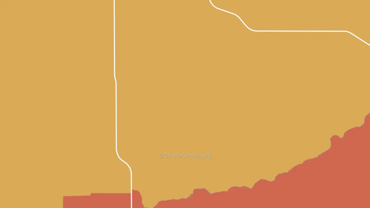 Alanreed, TX Map of Theft Rates