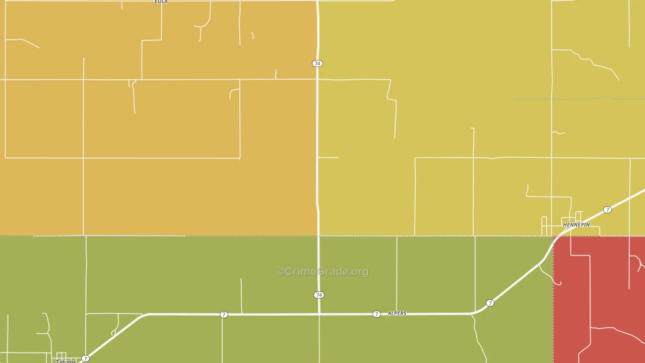 Alpers, OK Map of Theft Rates