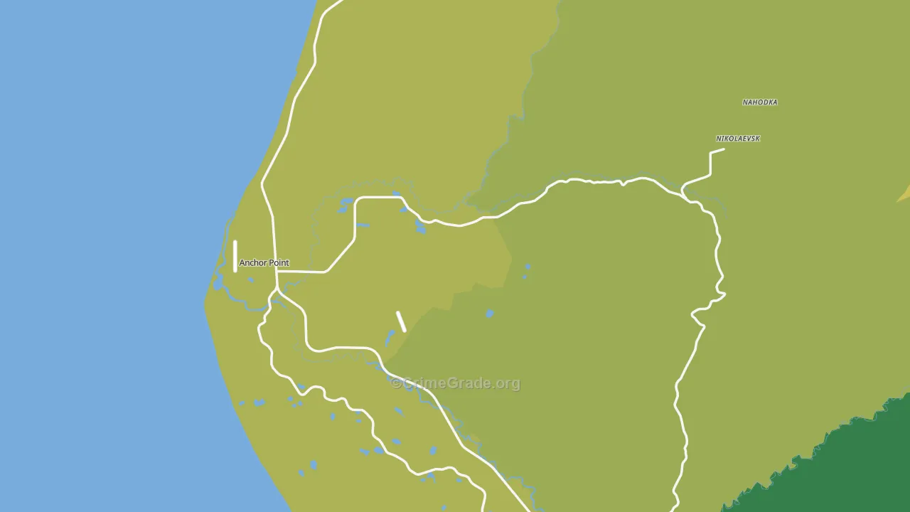 Anchor Point, AK Map of Theft Rates