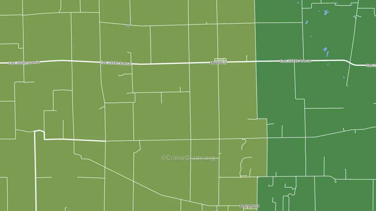 Annapolis, IL Map of Theft Rates