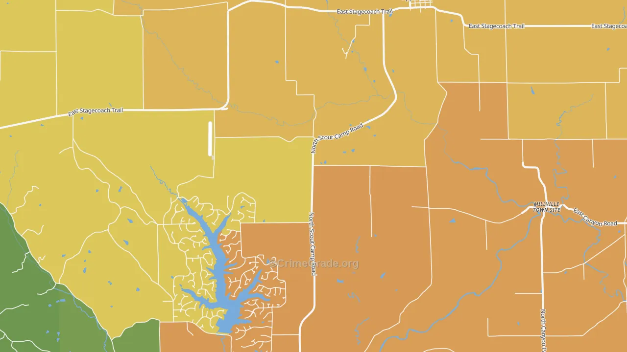 Apple River, IL Map of Theft Rates