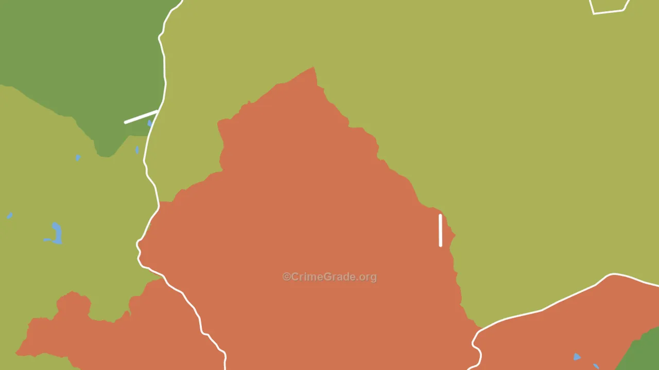 Aragon, NM Map of Theft Rates