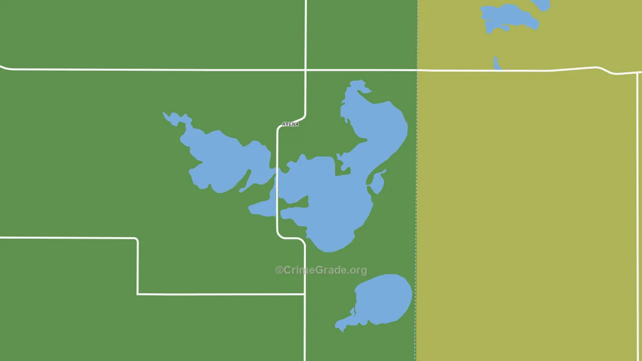 Arena, ND Map of Theft Rates