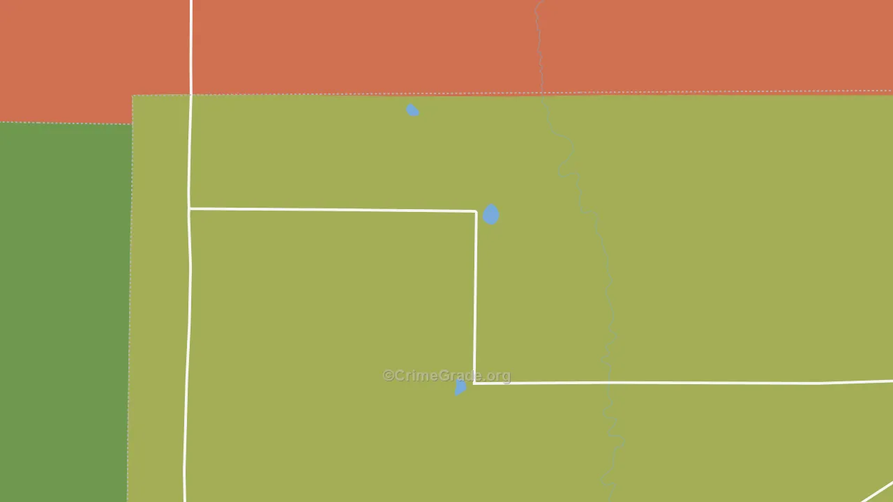 Arlington, CO Map of Theft Rates