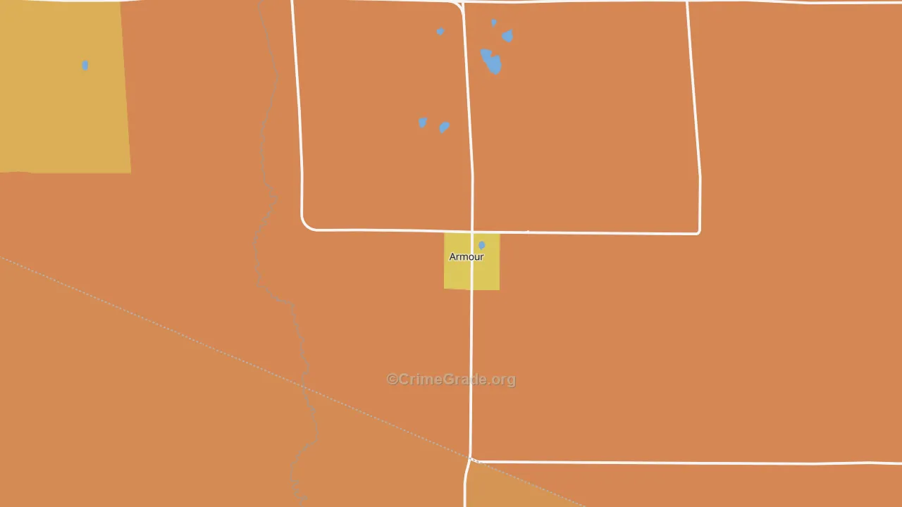 Armour, SD Map of Theft Rates
