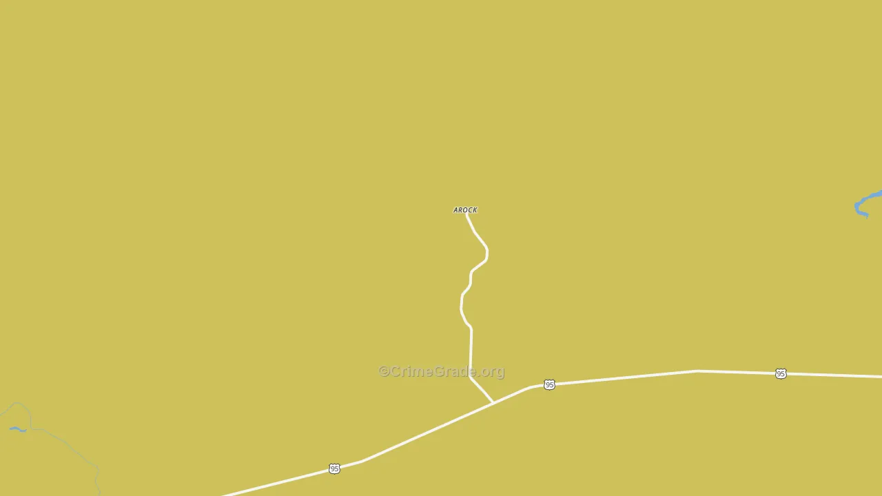 Arock, OR Map of Theft Rates