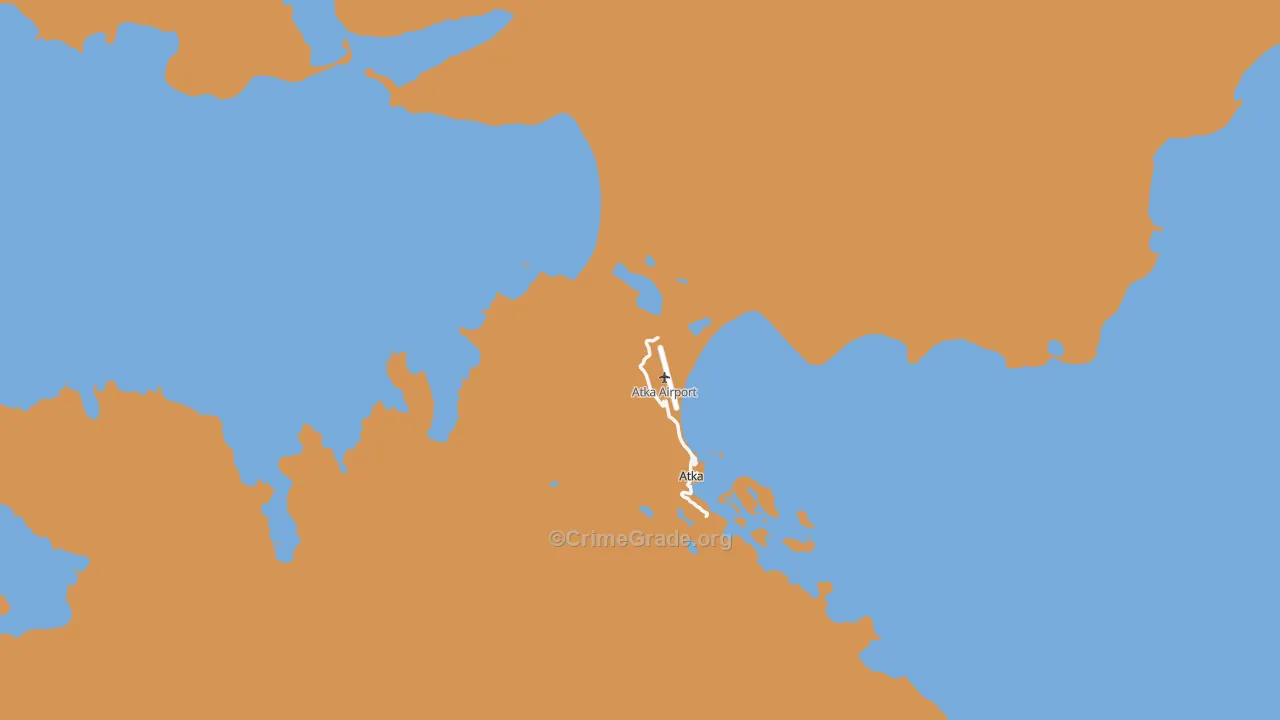 Atka, AK Map of Theft Rates