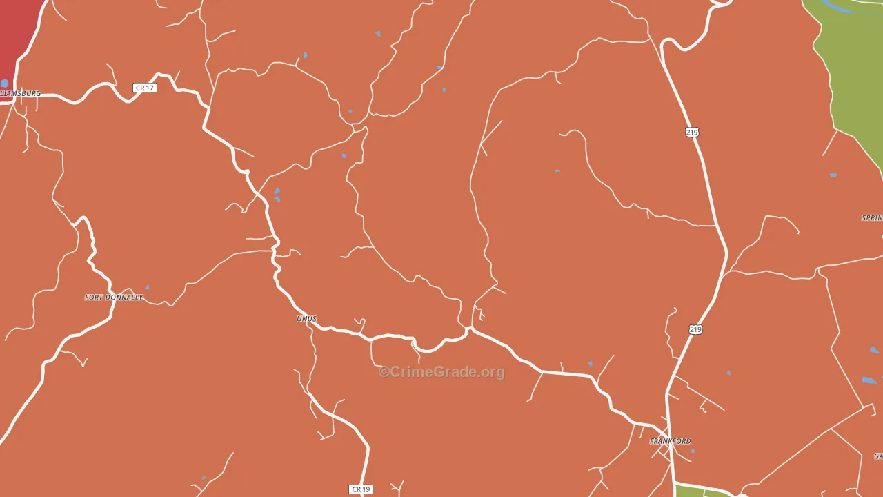 Auto, WV Map of Theft Rates