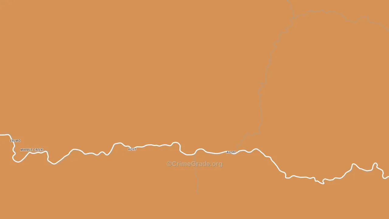 Avery, ID Map of Theft Rates