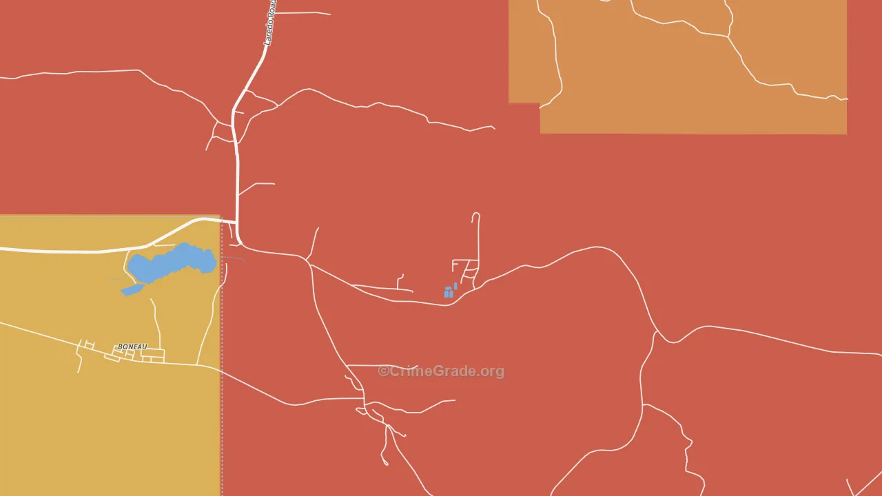 Azure, MT Map of Theft Rates