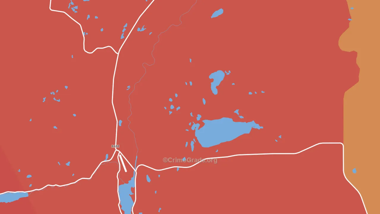 Babb, MT Map of Theft Rates