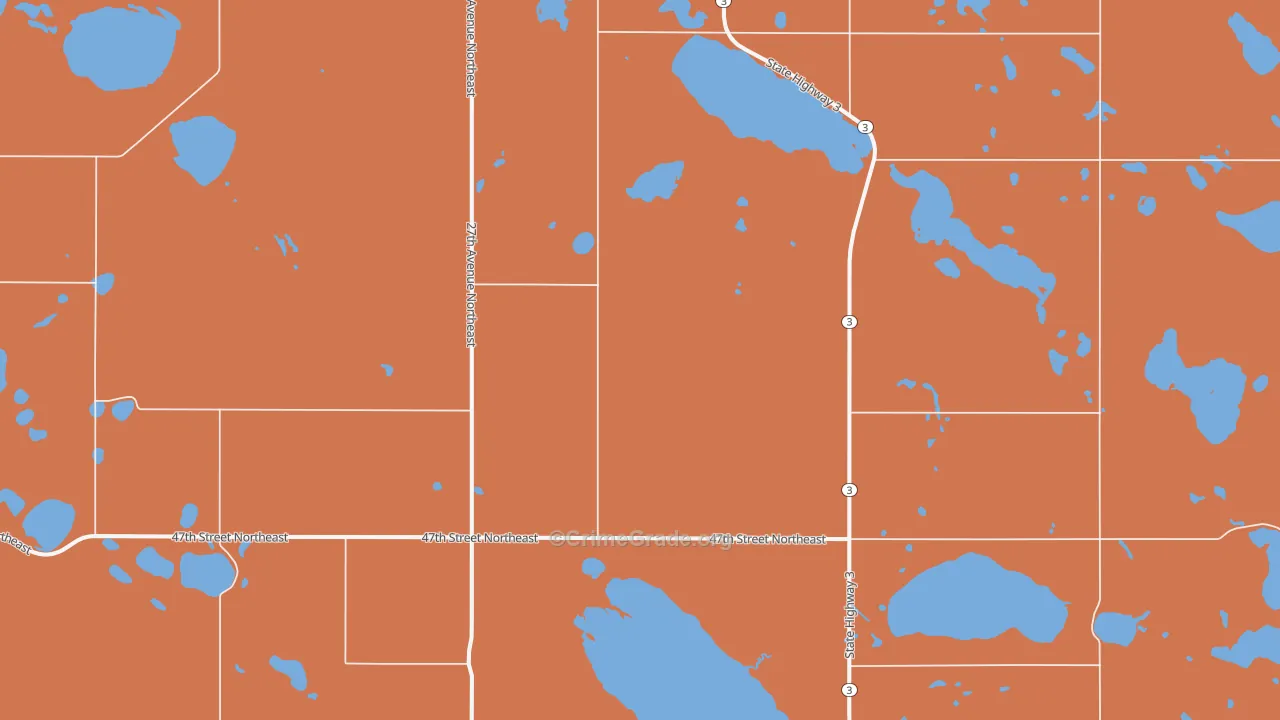 Balta, ND Map of Theft Rates