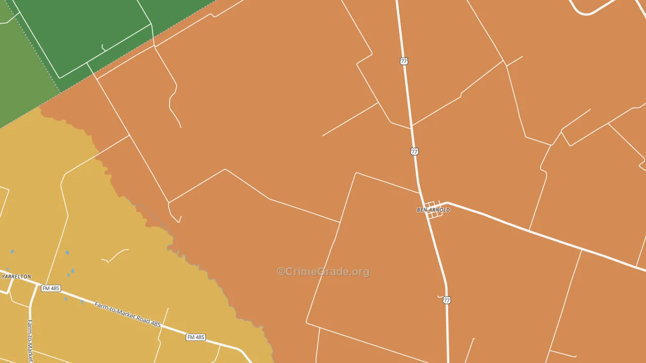 Ben Arnold, TX Map of Theft Rates