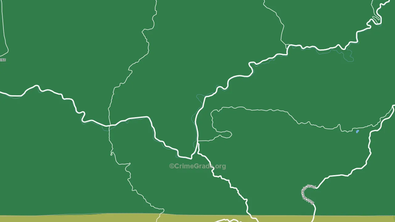 Blaine, OR Map of Theft Rates