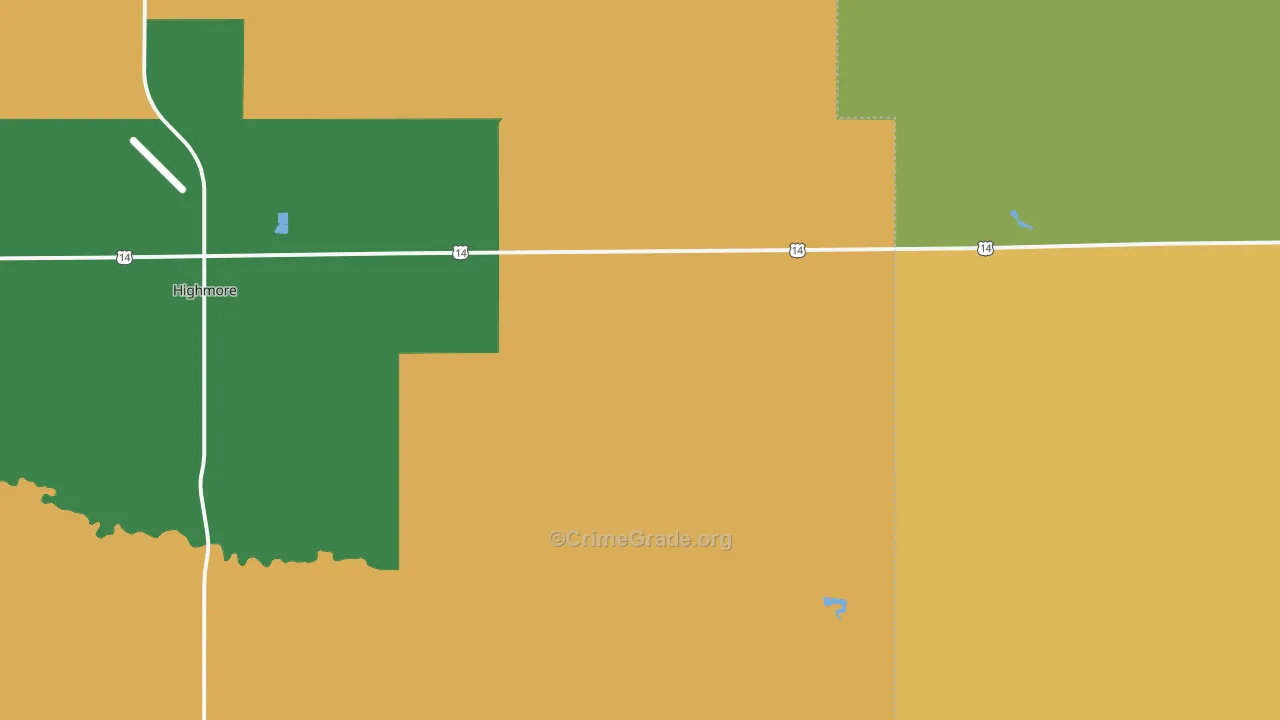 Bramhall, SD Map of Theft Rates