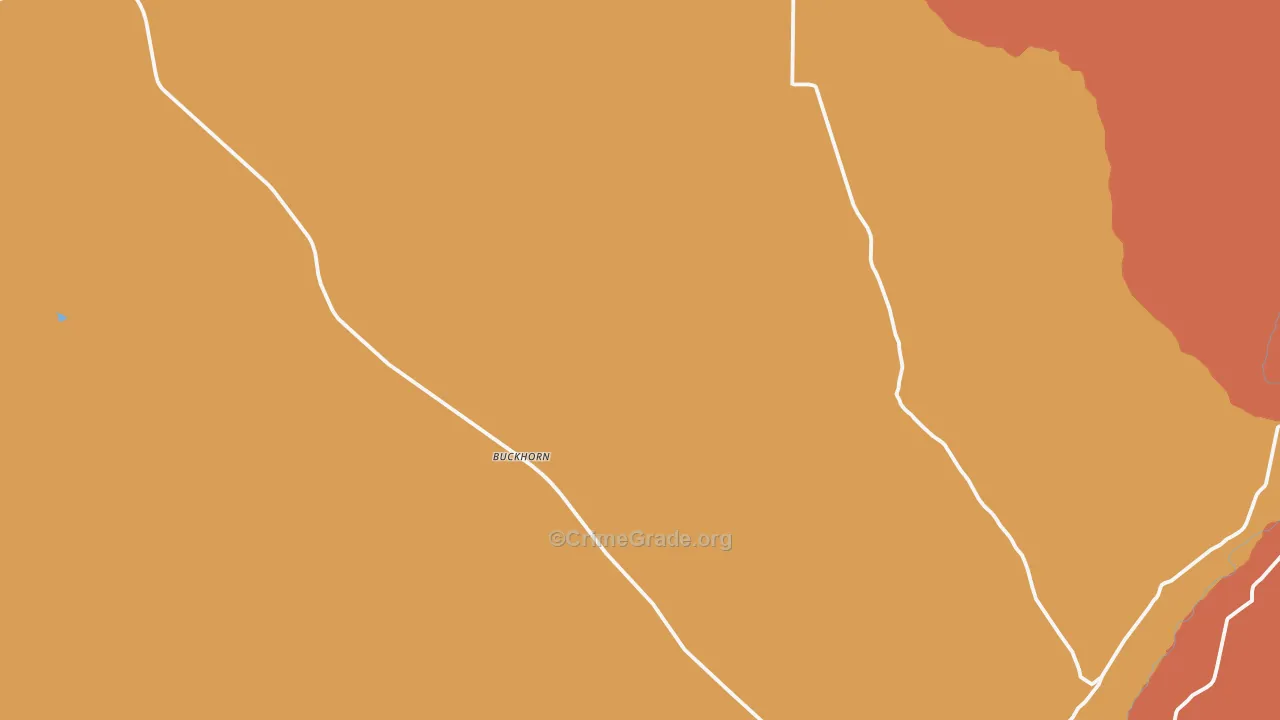 Buckhorn, NM Map of Theft Rates