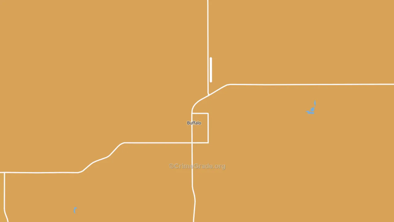 Buffalo, OK Map of Theft Rates