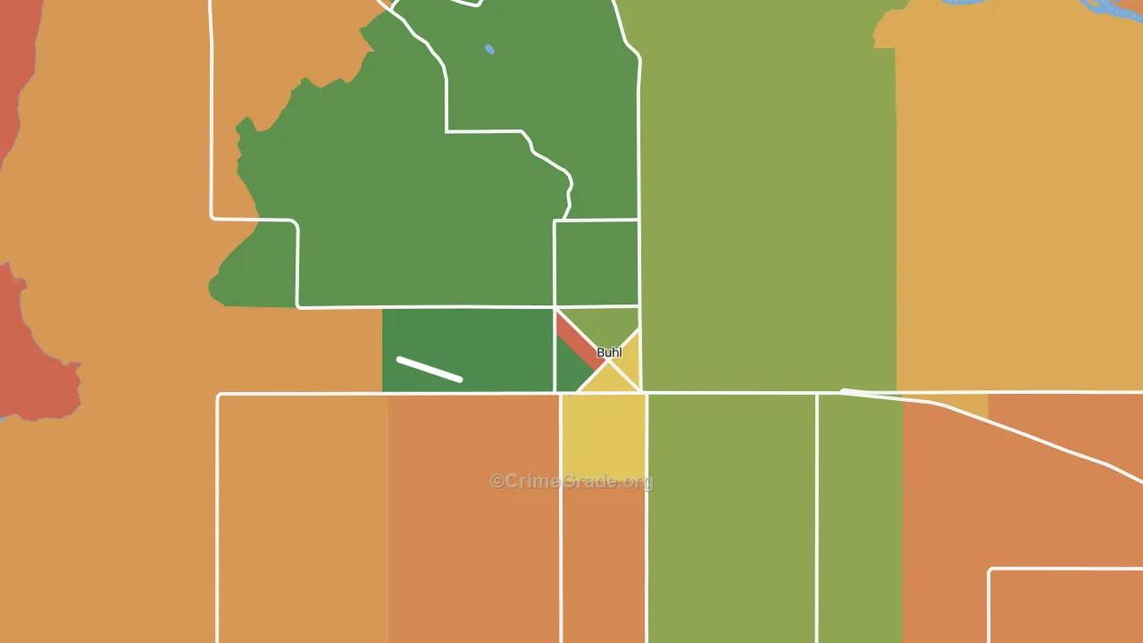 Buhl, ID Map of Theft Rates