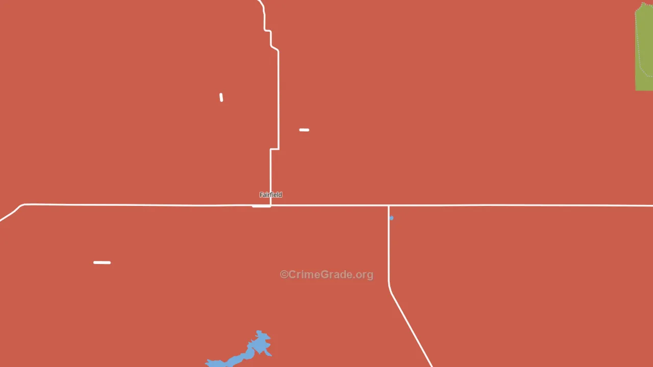 Camas County, ID Map of Theft Rates