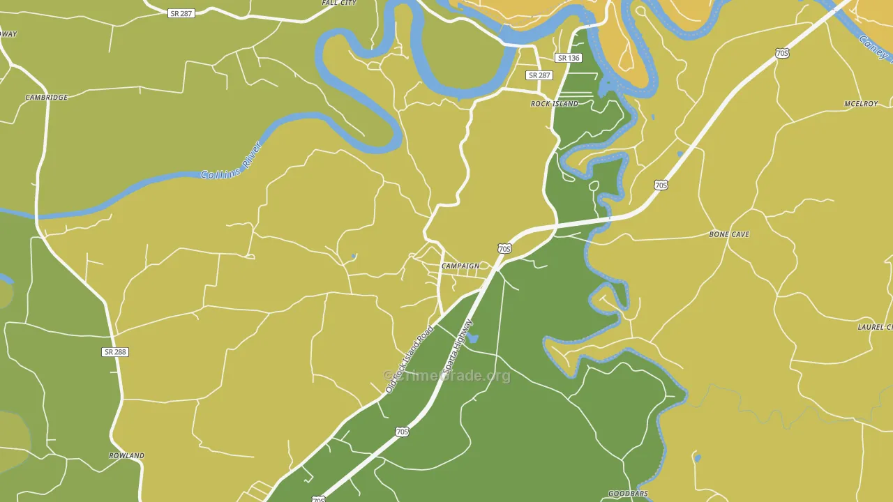 Campaign, TN Map of Theft Rates