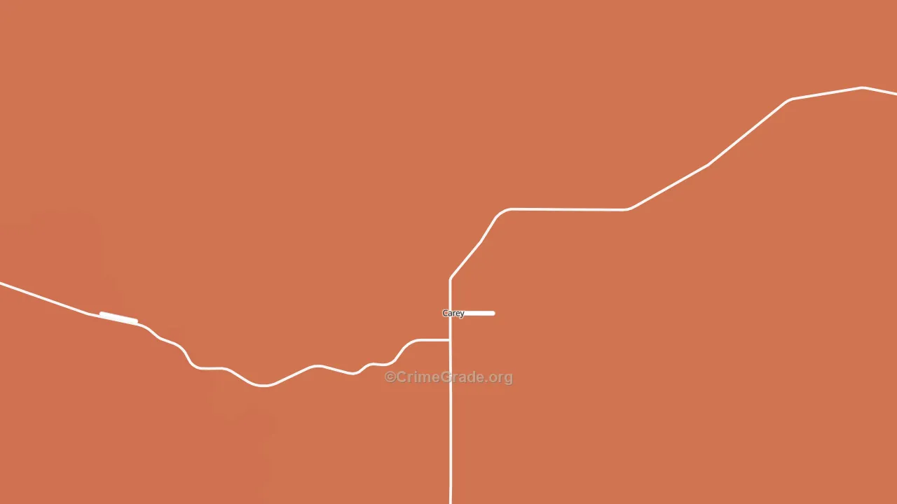 Carey, ID Map of Theft Rates
