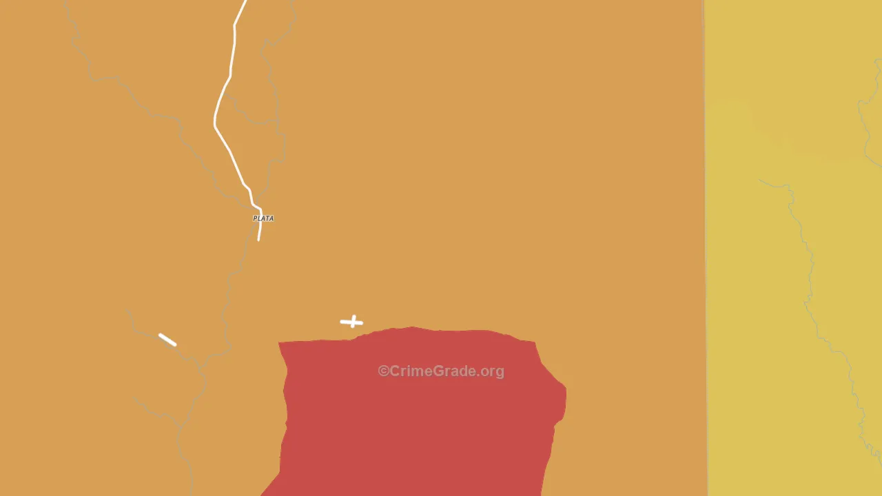 Casa Piedra, TX Map of Theft Rates