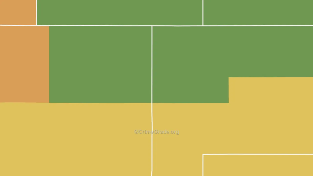 Cathay, ND Map of Theft Rates