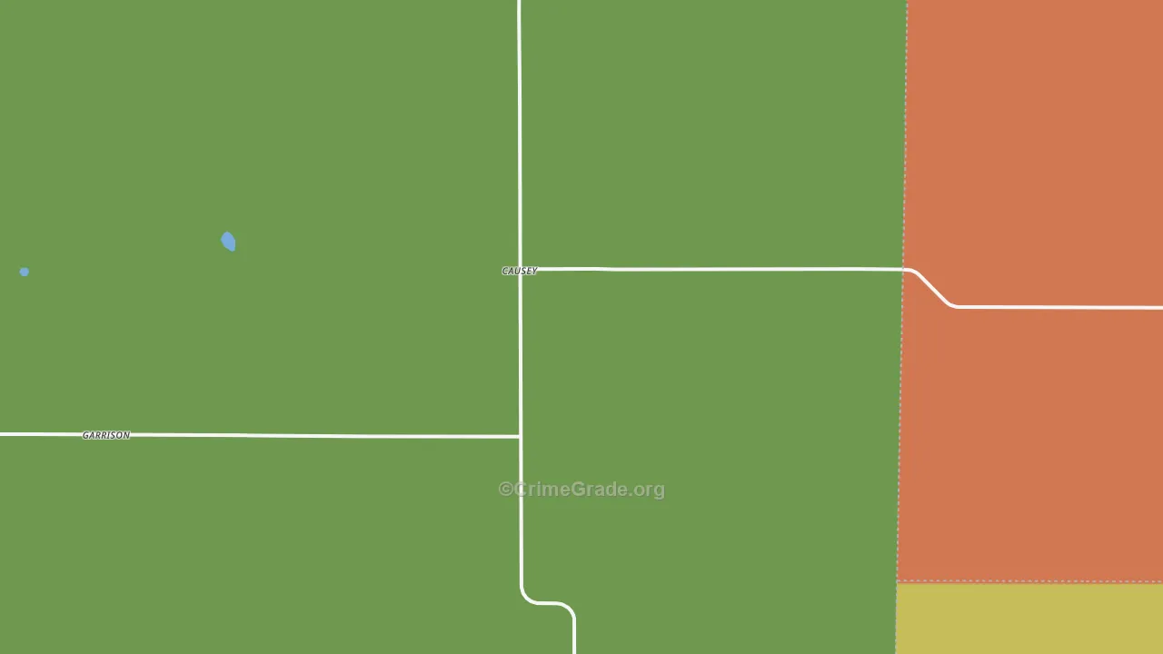 Causey, NM Map of Theft Rates