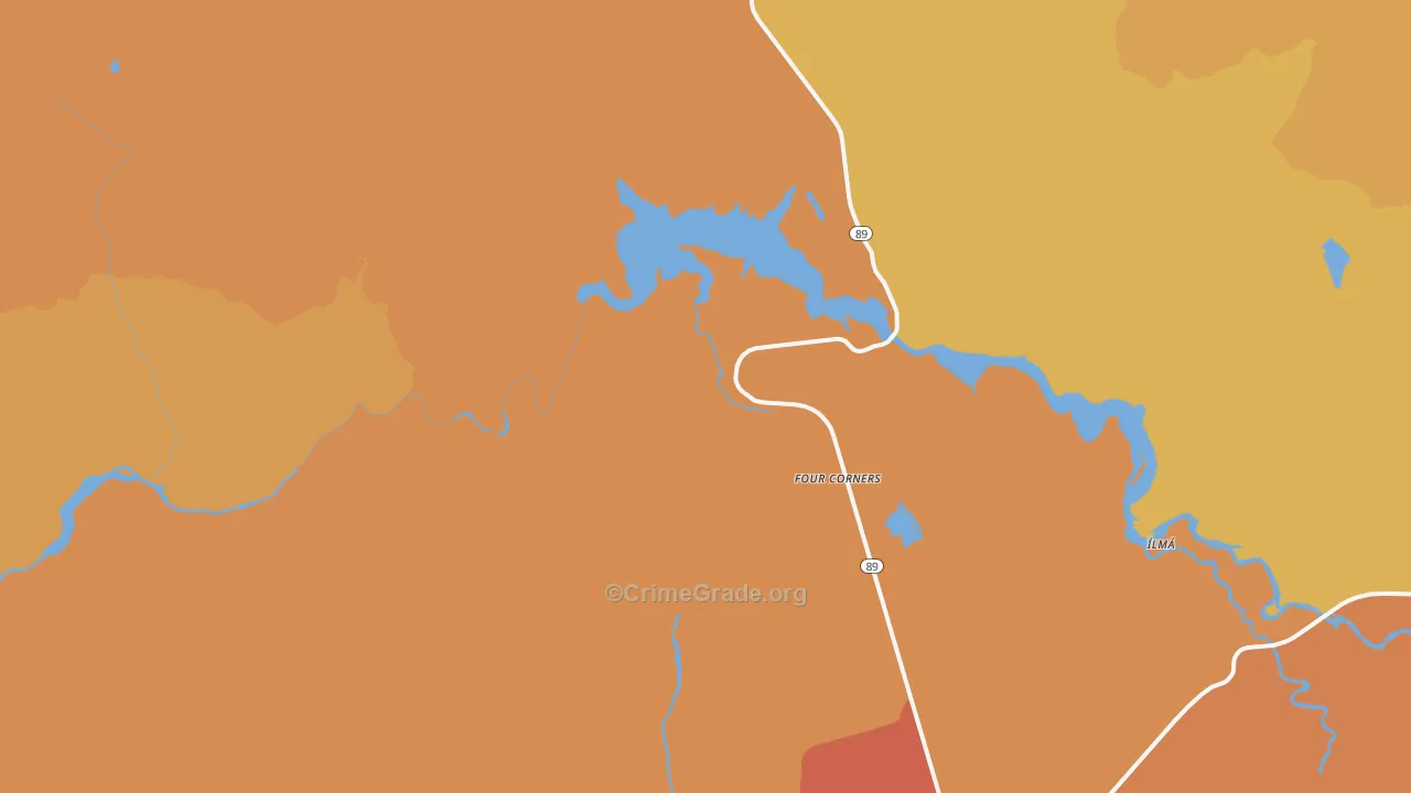 Cayton, CA Map of Theft Rates