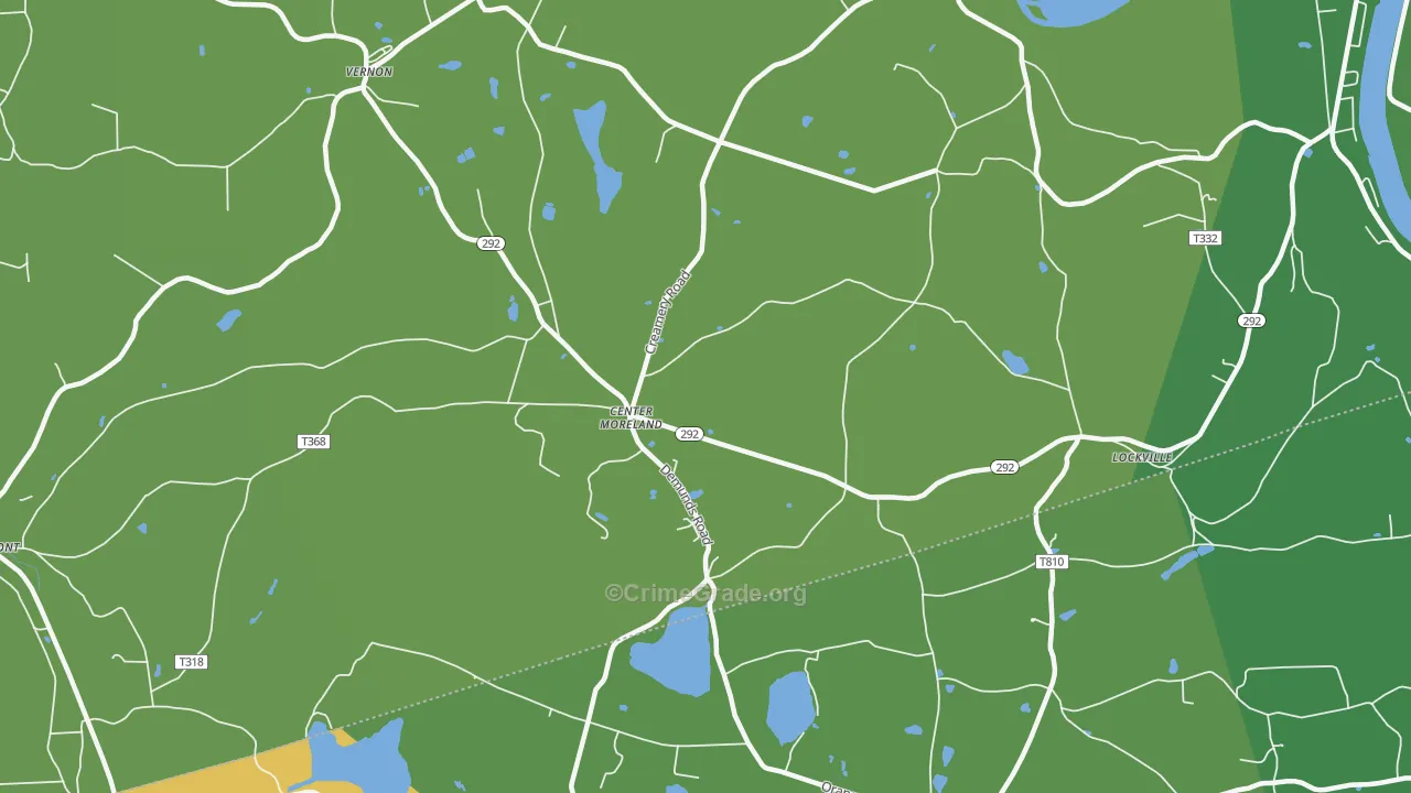 Center Moreland, PA Map of Theft Rates