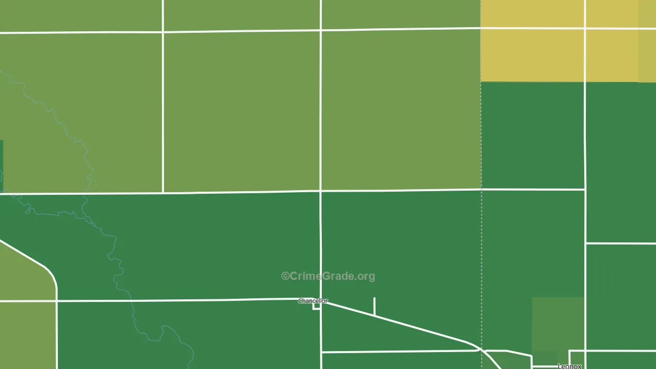 Chancellor, SD Map of Theft Rates