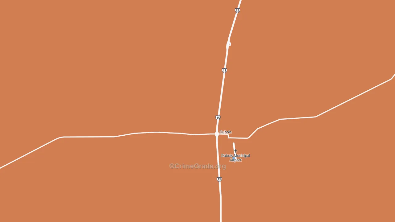 Clark County, ID Map of Theft Rates