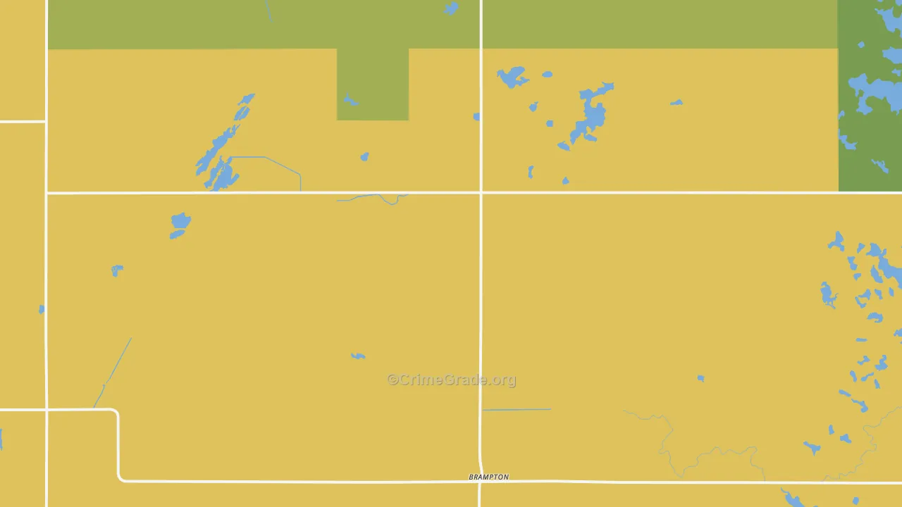 Cogswell, ND Map of Theft Rates