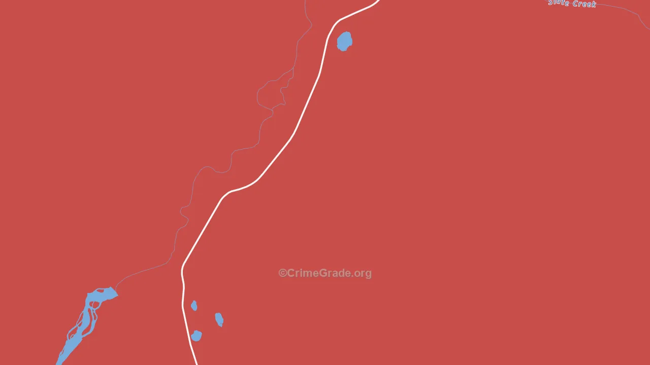 Coldfoot, AK Map of Theft Rates