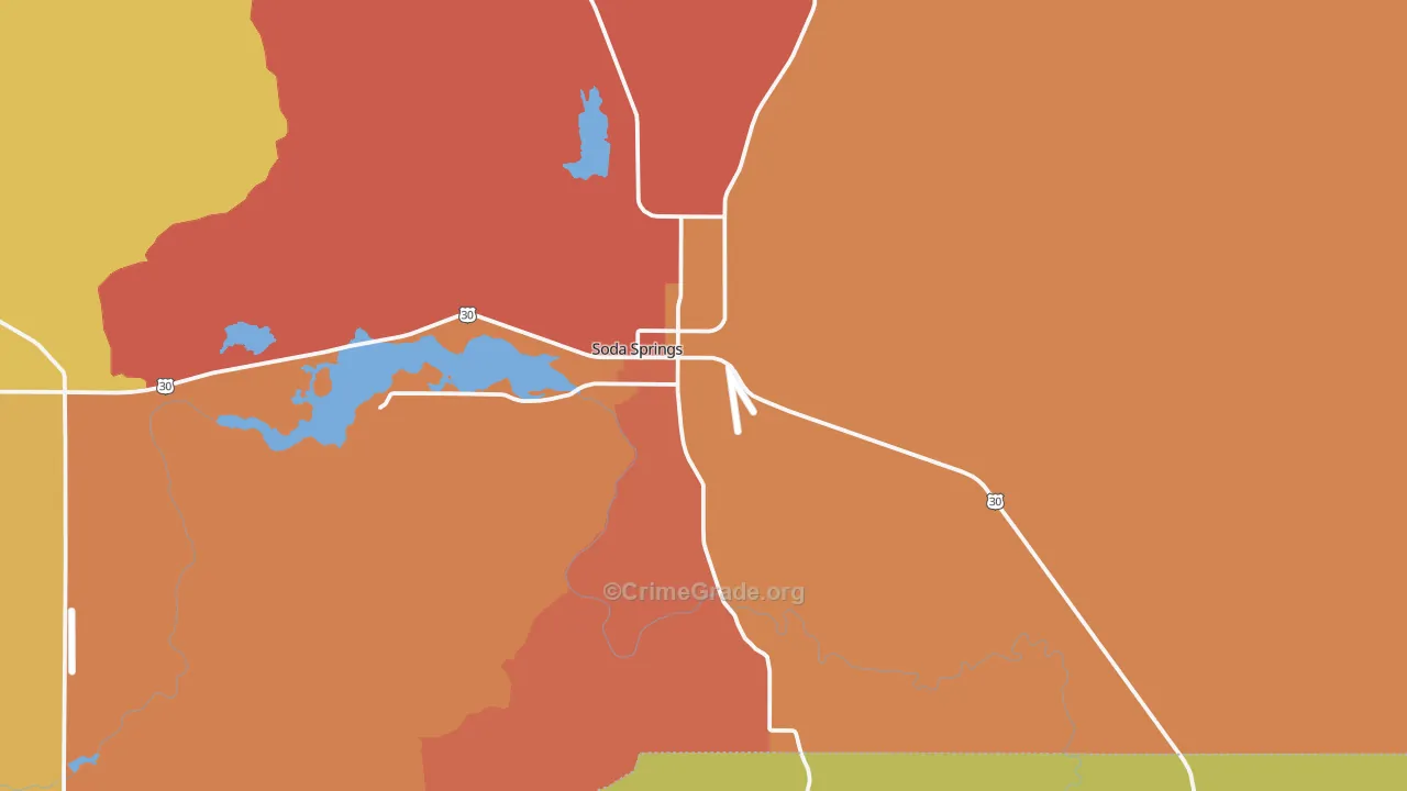 Conda, ID Map of Theft Rates