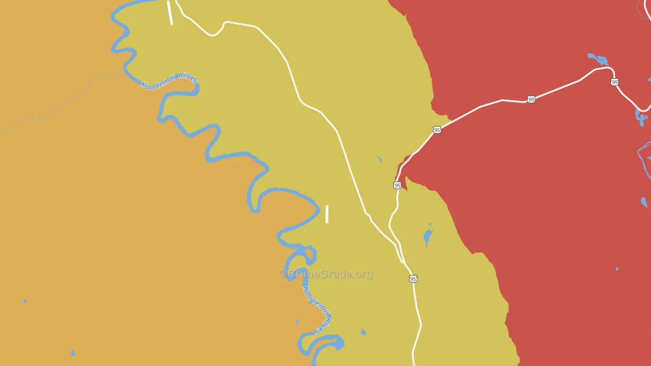Copeland, ID Map of Theft Rates