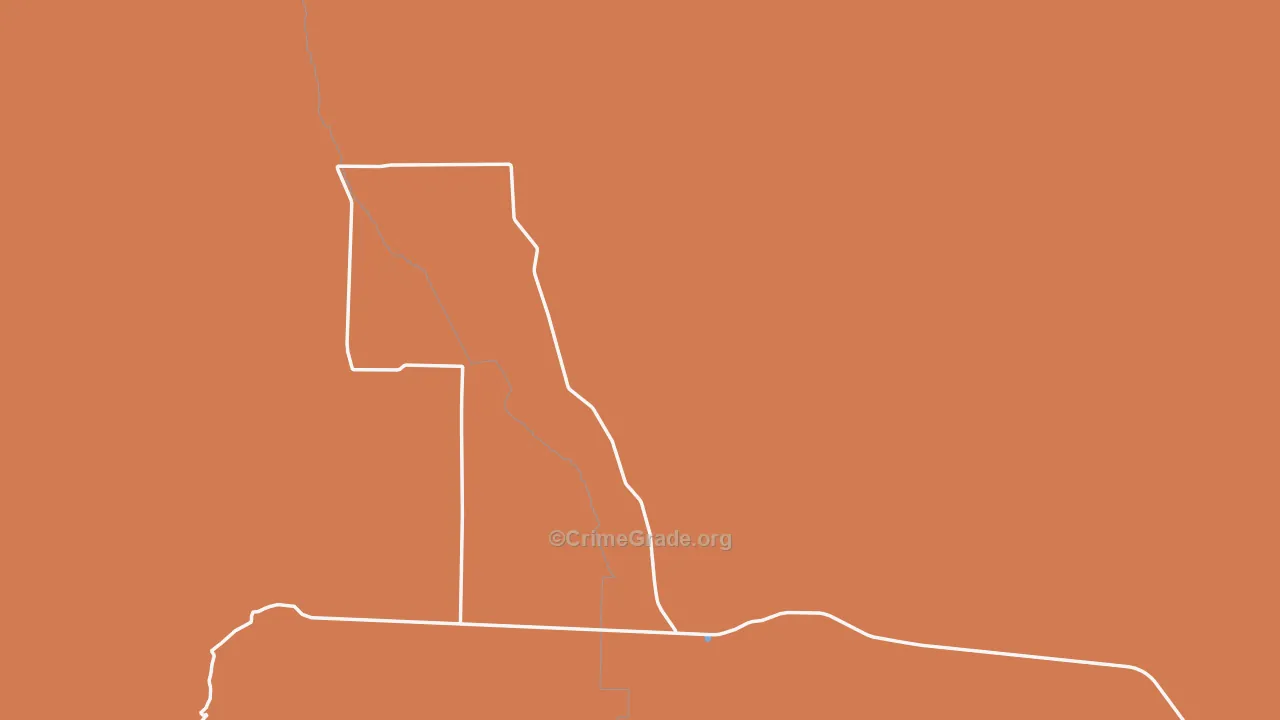 Cordero, NV Map of Theft Rates